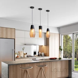 Pendant lamps for the kitchen photo