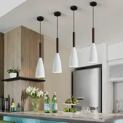 Pendant lamps for the kitchen photo