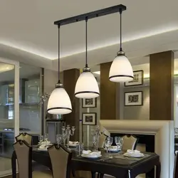 Pendant lamps for the kitchen photo