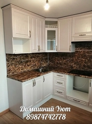 Castillo countertop in the kitchen interior
