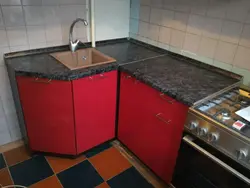 Castillo countertop in the kitchen interior