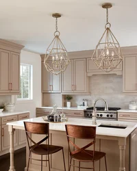 In fashion chandeliers for the kitchen photo