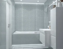 Cerama marazzi плиткаларынан жасалған ваннаның фотосы