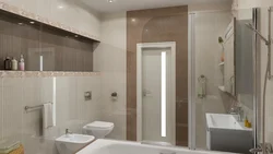 Photo of a bathtub made of cerama marazzi tiles