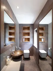 Interior Design Of A Bathroom And Toilet In The House