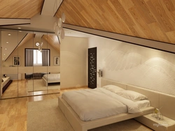 Bedroom design on the second floor of the house
