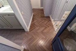 Floor in the hallway tiles photo combined