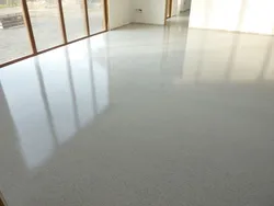 Photo of epoxy self-leveling floors in an apartment