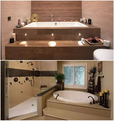 Bath podium interior