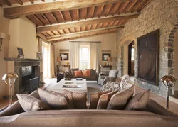 Living room interior in Italian style