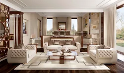 Living room interior in Italian style