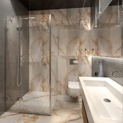 Bathroom design onyx tiles