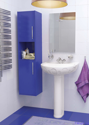 Lalə lavabo ilə vanna şəkli