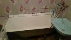 Як абшываць пластыкавымі панэлямі ванную фота