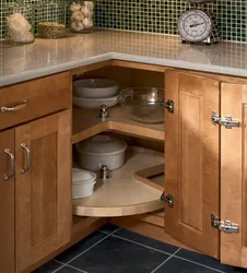 Kitchen Design With A Corner Sink In A Modern Style