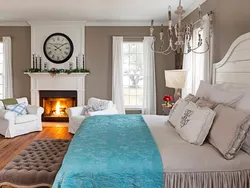 Clock in the bedroom interior