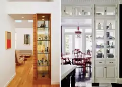 Doorway in the kitchen interior