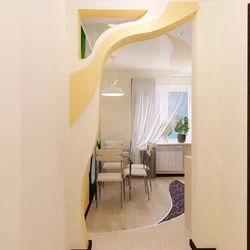 Doorway in the kitchen interior