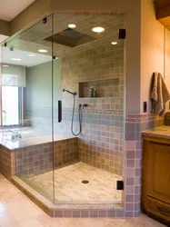 Shower in the bathroom in your house photo