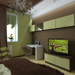 Qonaq otağı büdcə variantı fotoşəkil interyeri