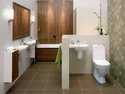 Дызайн Ваннай І Туалета З Перагародкай Фота