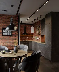 DIY loft style kitchen design