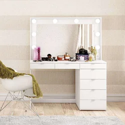 Dressing table in the living room photo