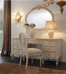 Dressing table in the living room photo