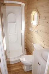 Bathroom In The Country Design Photo With Shower