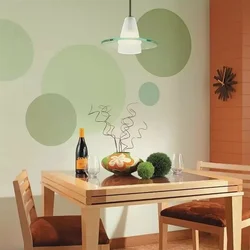 Kitchen painting walls with water-based paint photo design