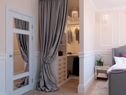 Dressing room entrance design