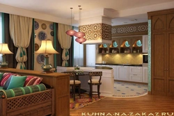 Kitchen interior in oriental style