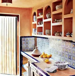 Kitchen Interior In Oriental Style