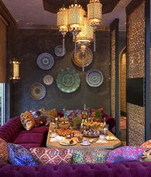 Kitchen interior in oriental style