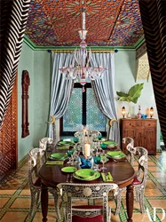 Kitchen interior in oriental style