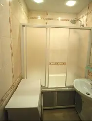 Bathroom design in a nine-story building photo