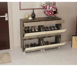 What Kind Of Shoe Racks Are There In The Hallway Photo
