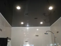 Photo of suspended ceilings in the bathroom