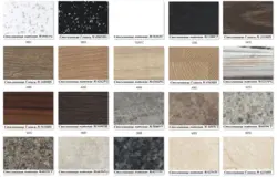 Аксҳои ҳамаи countertops MDF барои ошхона