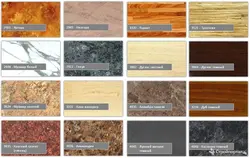 Аксҳои ҳамаи countertops MDF барои ошхона