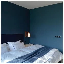 Sockets above the bedside table in the bedroom photo