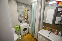 Toilet and bathroom in the hallway photo