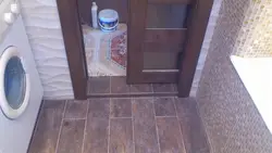 Toilet and bathroom in the hallway photo
