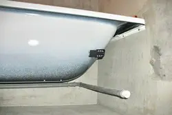 Ваннаны қабырғаға орнату фотосы