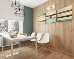 Laminate flooring photo in the kitchen