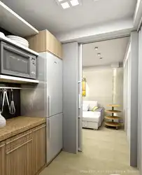 Kitchen design in Khrushchev two-room apartment