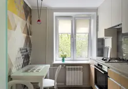 Kitchen Design In Khrushchev Two-Room Apartment