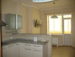 The kitchen has been moved to the living room photo