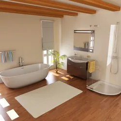 Bathroom floor design
