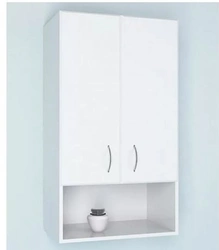 Photo of wall cabinets in the bathroom